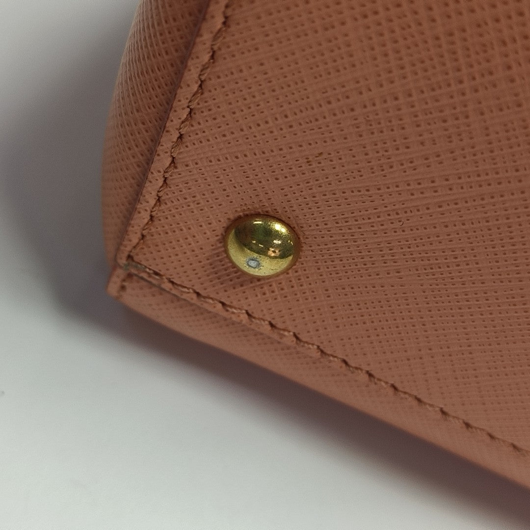 Calfskin Top Handle Bag Pink