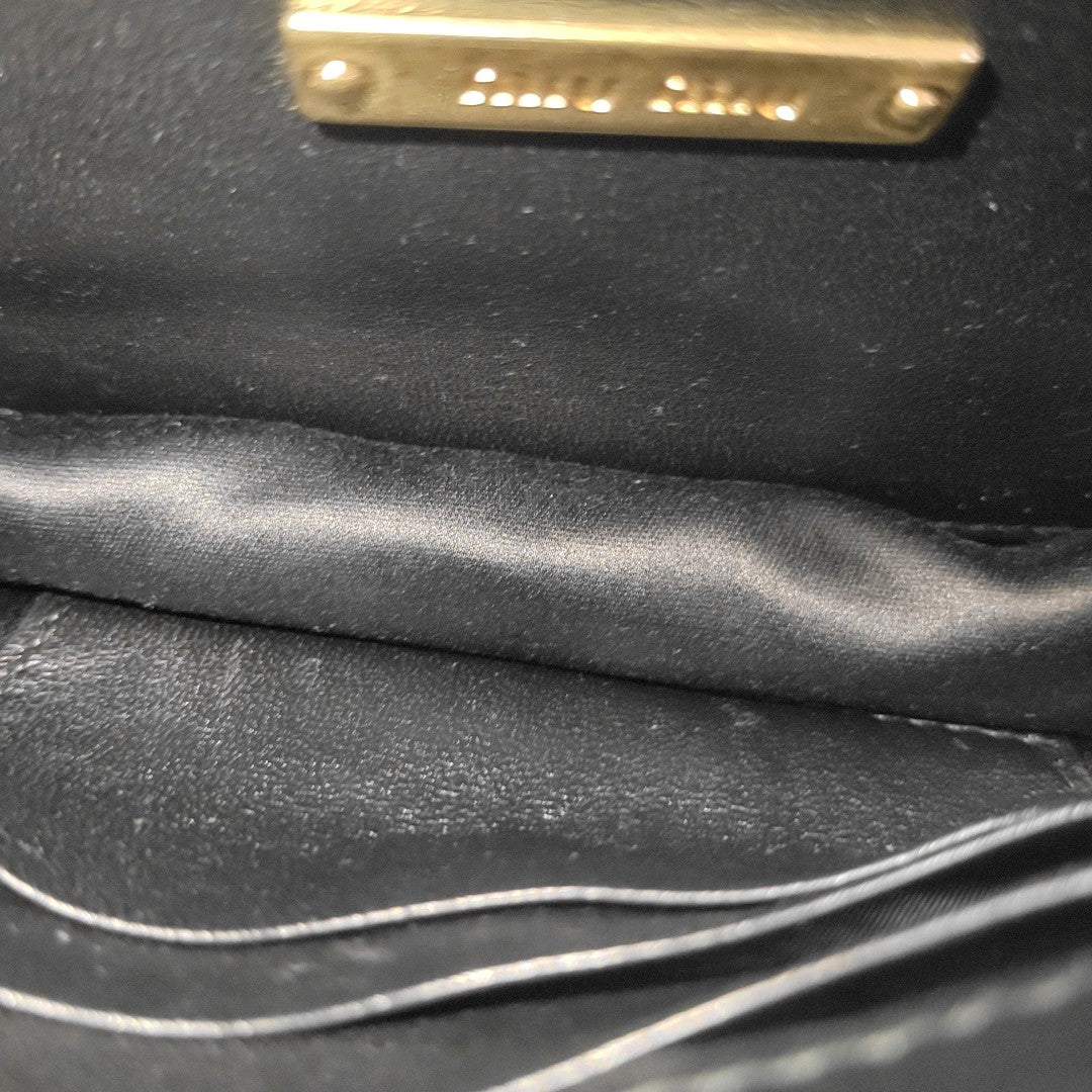 Matelassé Quilted Lambskin Black