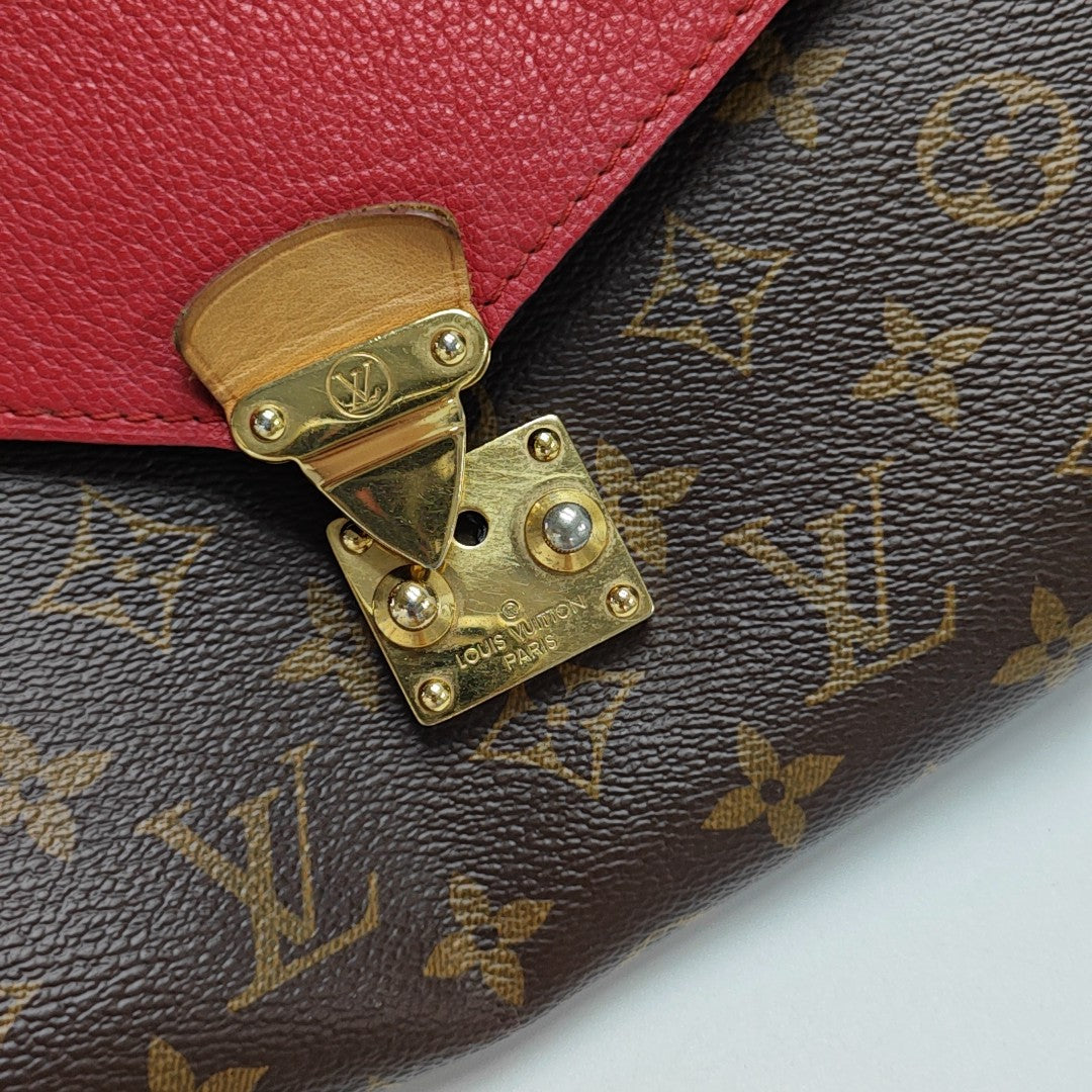 PALLAS BB Monogram Coated Canvas Brown