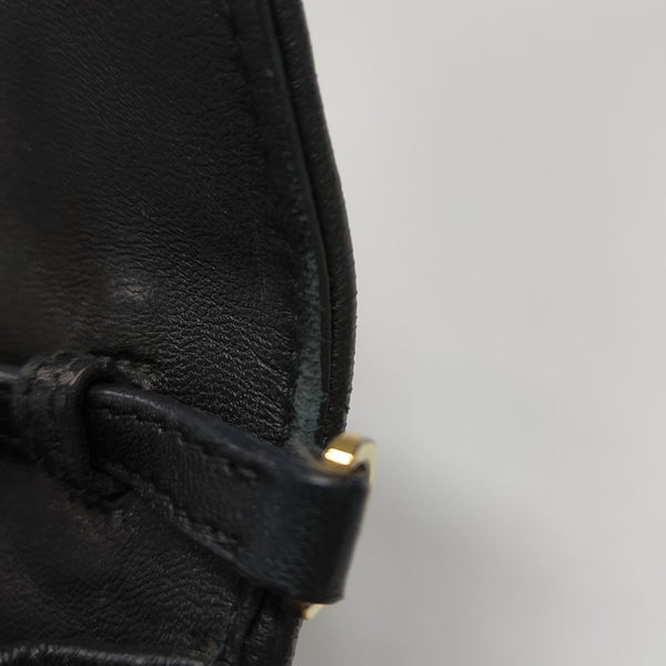 Matelassé Quilted Lambskin Black