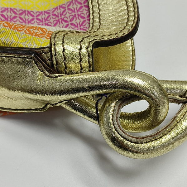 Canvas Top Handle Bag Multicolor