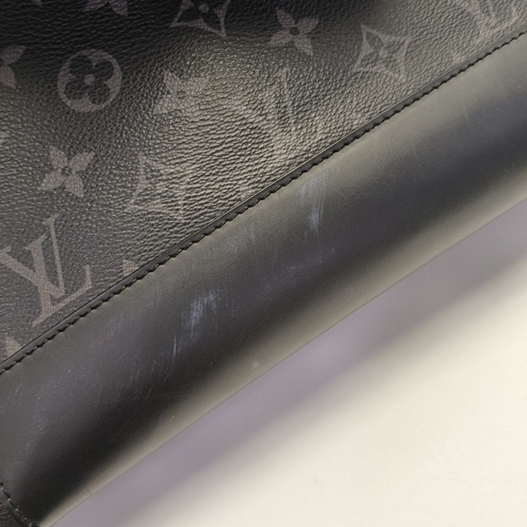 VOYAGER PM Monogram Coated Canvas Black