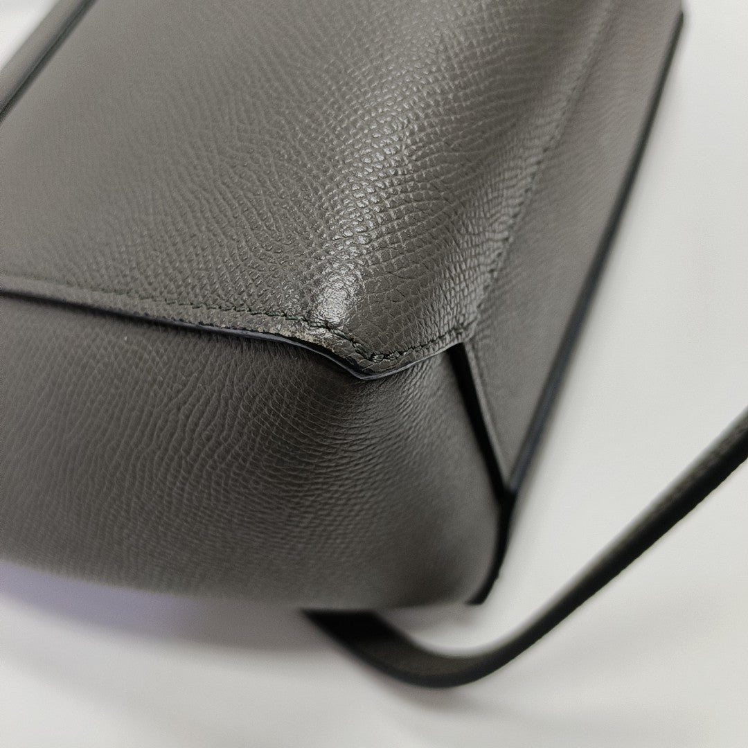 BELT Nano Calfskin Gray