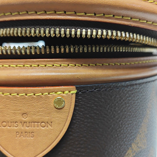 CANNES Monogram Coated Canvas Brown