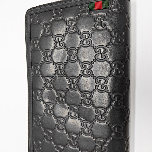 Monogram Calfskin Wallet Black