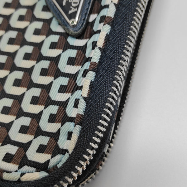Nylon Shoulder Bag Blue