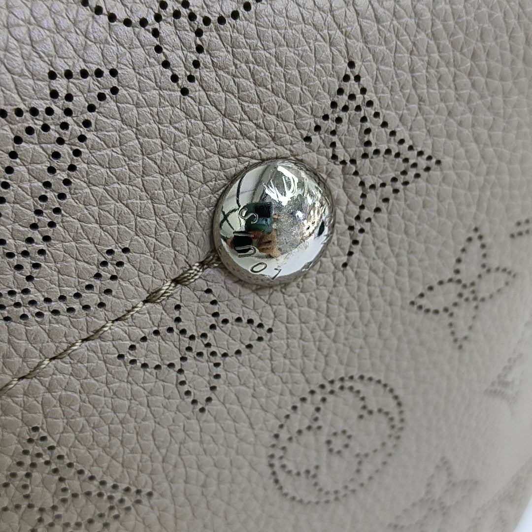 BELLA Monogram Calfskin Gray