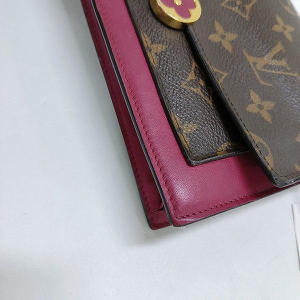 FLORE Monogram Coated Canvas Brown