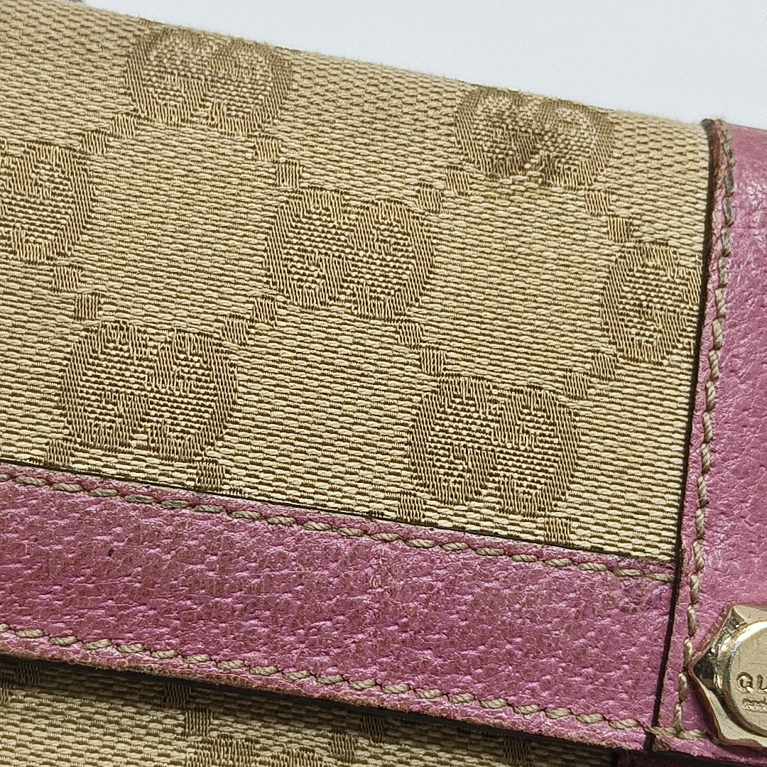 Monogram Canvas Wallet Brown