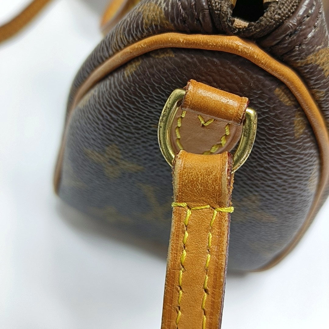 SPEEDY Nano Monogram Coated Canvas Brown
