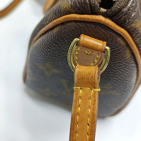SPEEDY Nano Monogram Coated Canvas Brown