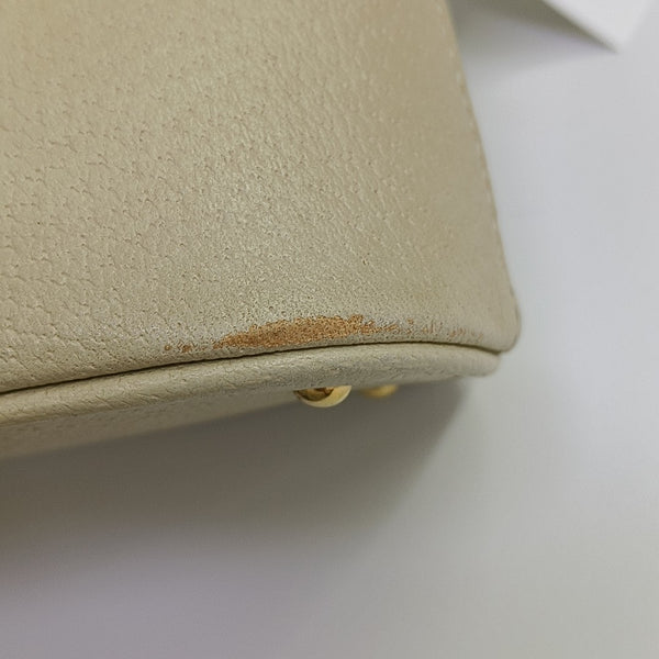 Diana Mini Calfskin White