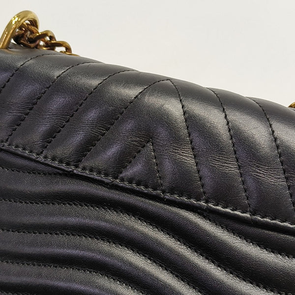 NEW WAVE PM Quilted Calfskin Black