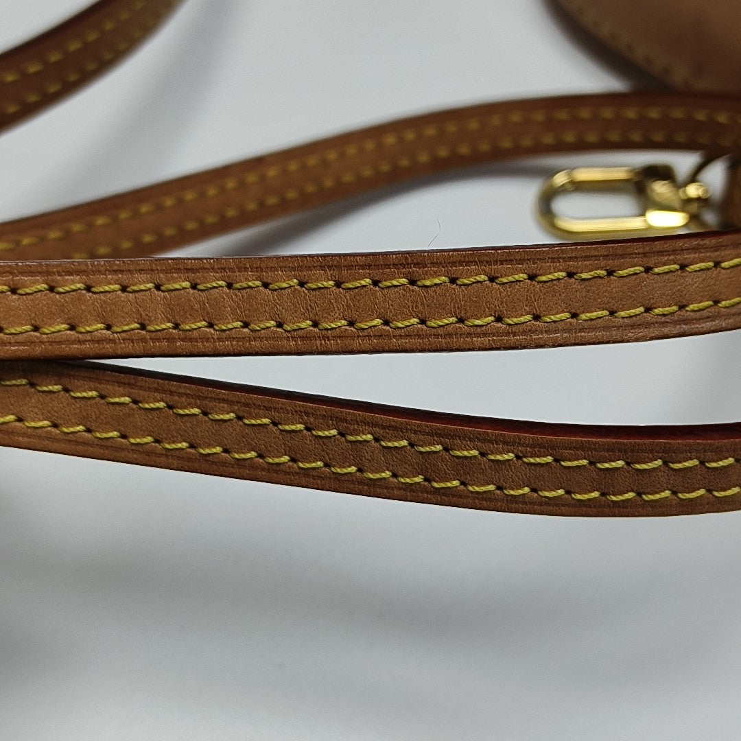ALMA BB Monogram Coated Canvas Brown