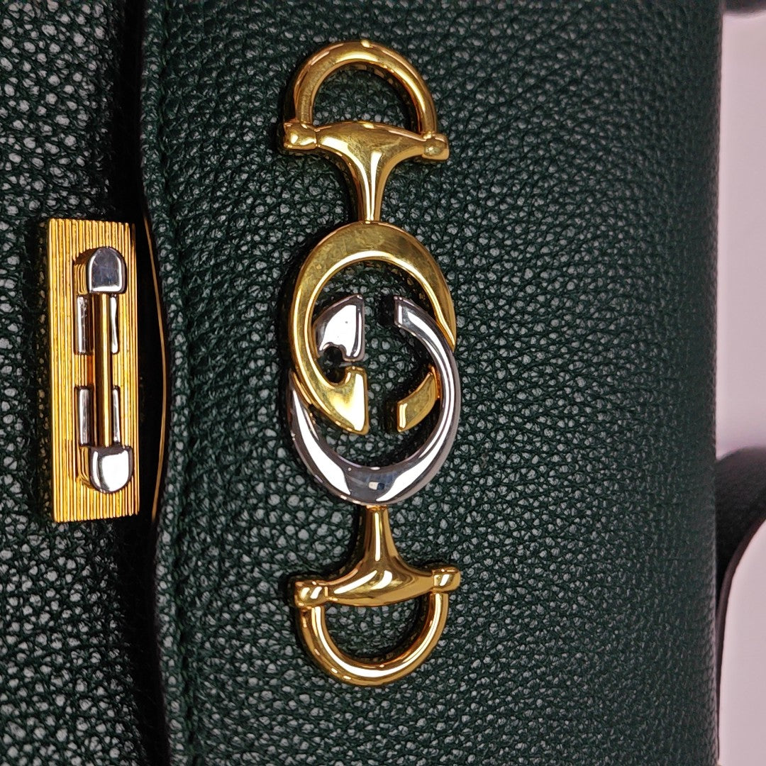 Zumi Small Calfskin Green
