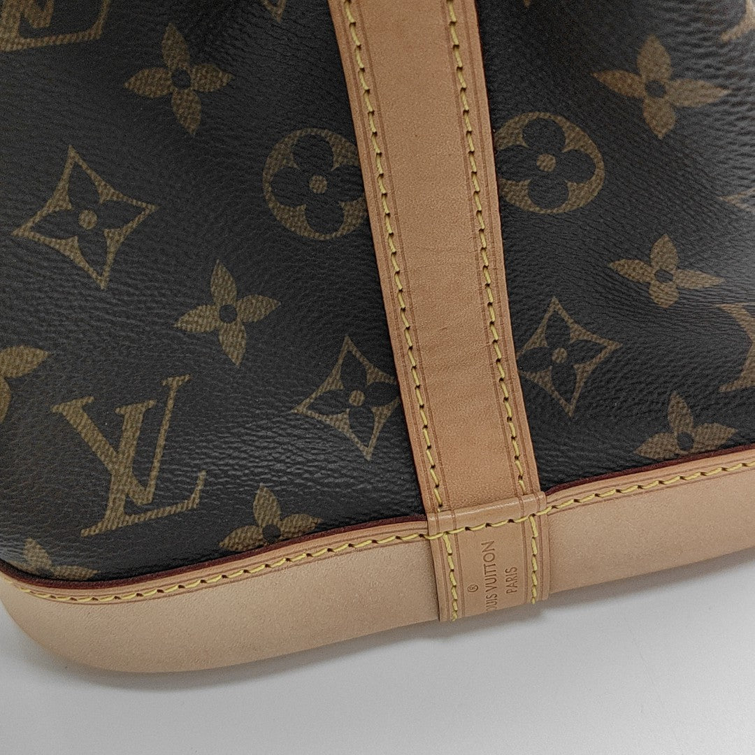 NOÉ MM Monogram Coated Canvas Brown