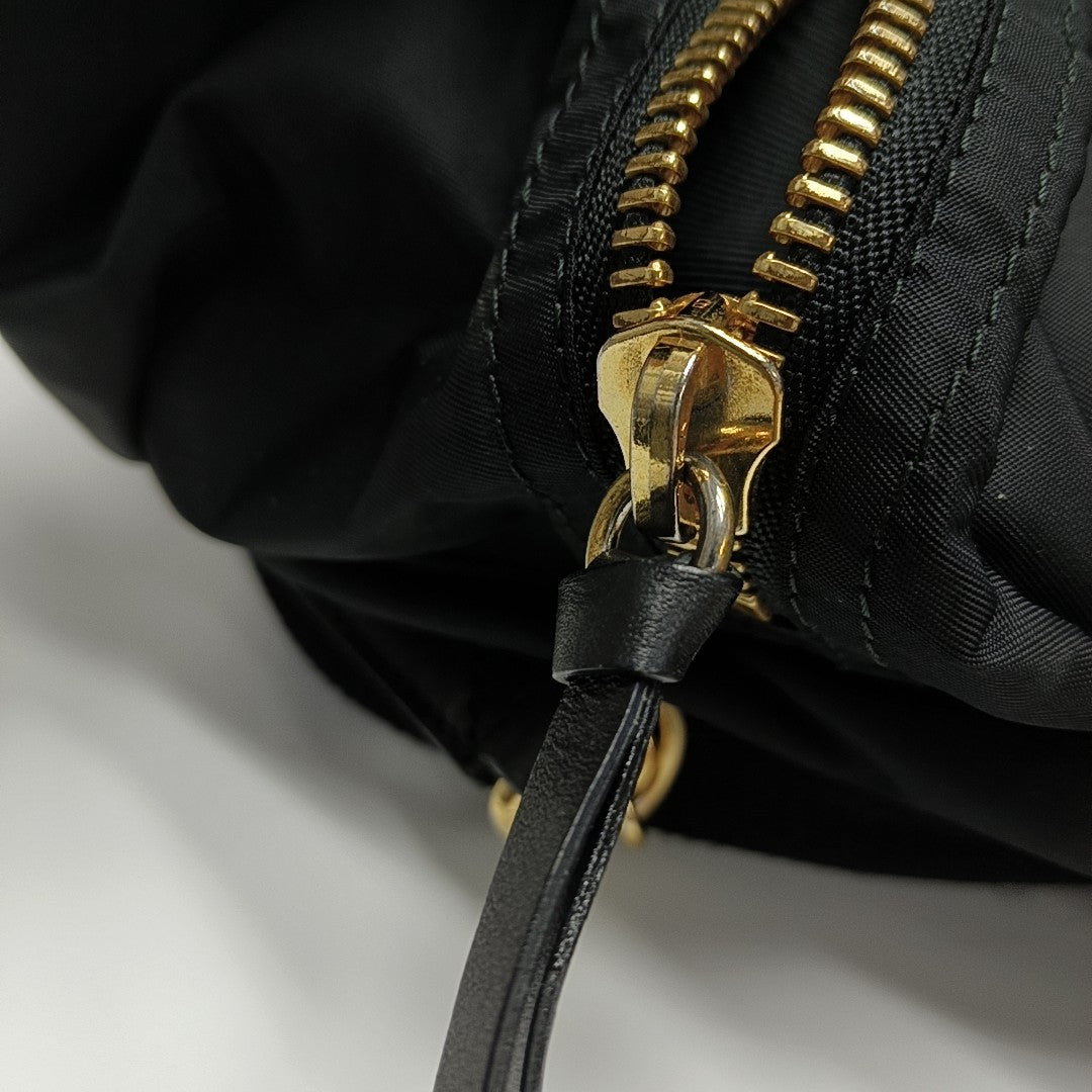 The Rucksack Medium Nylon Black
