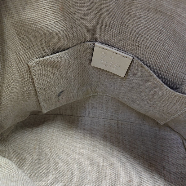 Microguccissima Monogram Calfskin Beige