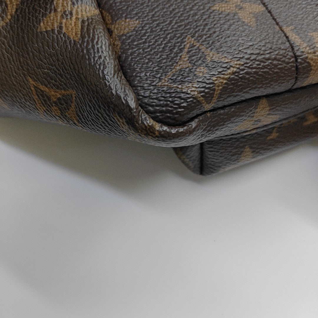 PALM SPRINGS PM Monogram Coated Canvas Brown