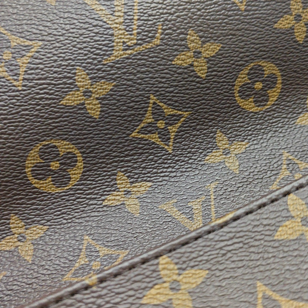 SAINT PLACIDE Monogram Coated Canvas Brown