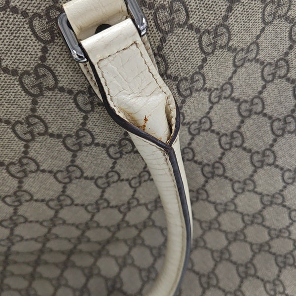 Monogram Coated Canvas Top Handle Bag Beige