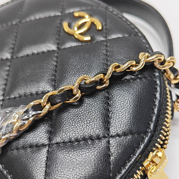 Quilted Lambskin Black