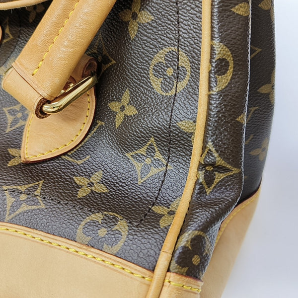 Lona Estampada Monogram BEVERLY Marrón