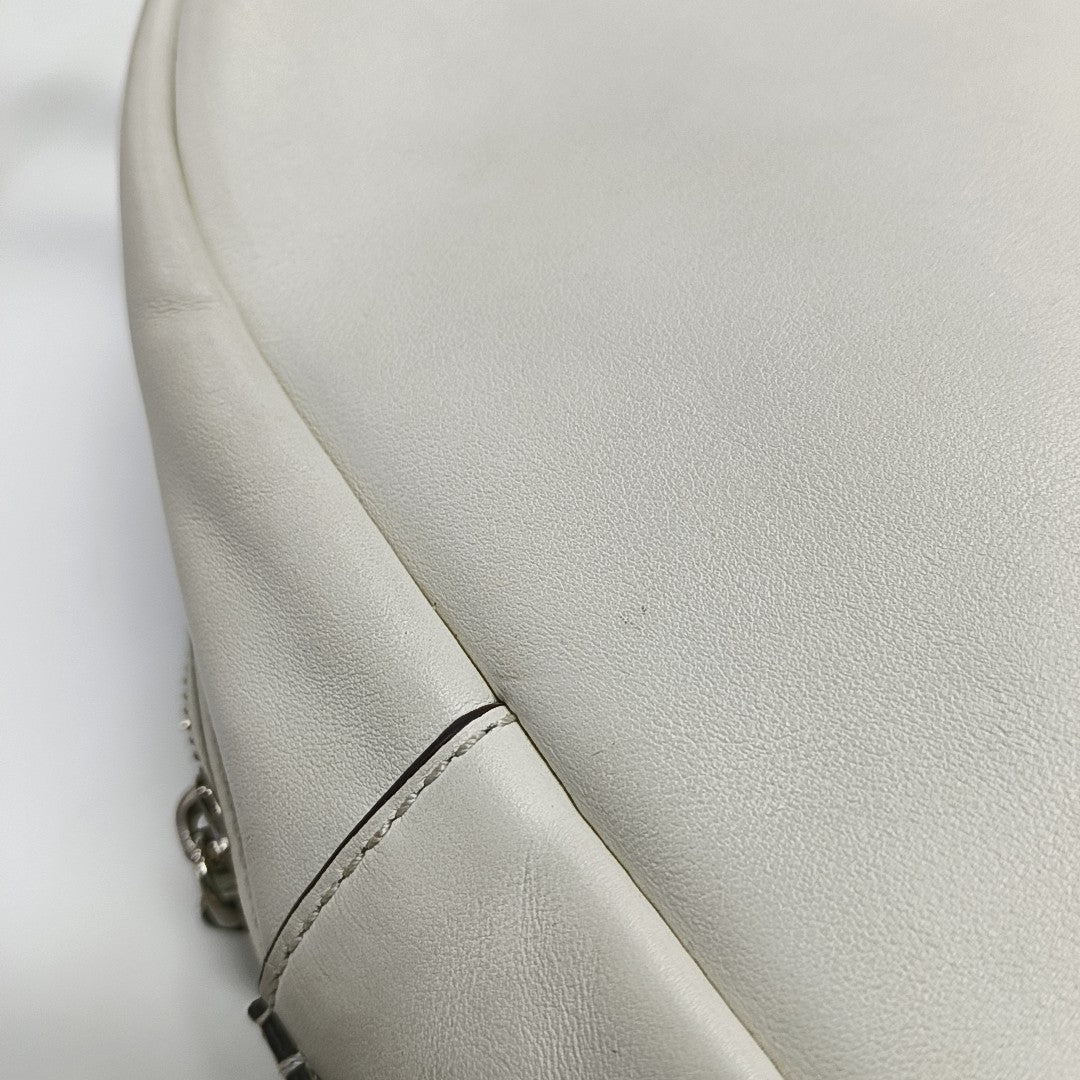 Calfskin Backpack White