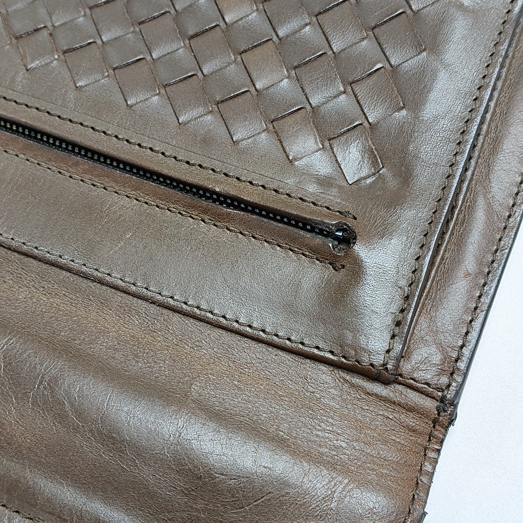 Calfskin Clutch Brown