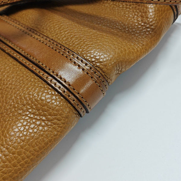 Calfskin Shoulder Bag Brown