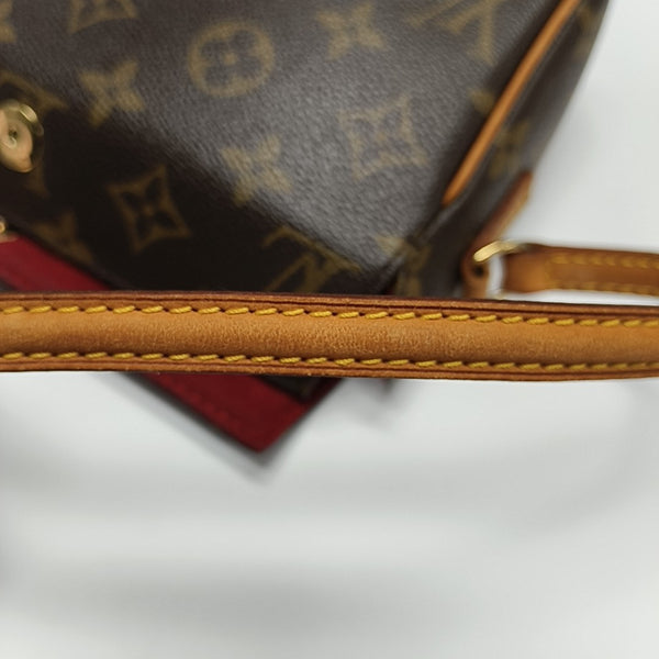 RECITAL Monogram Coated Canvas Brown