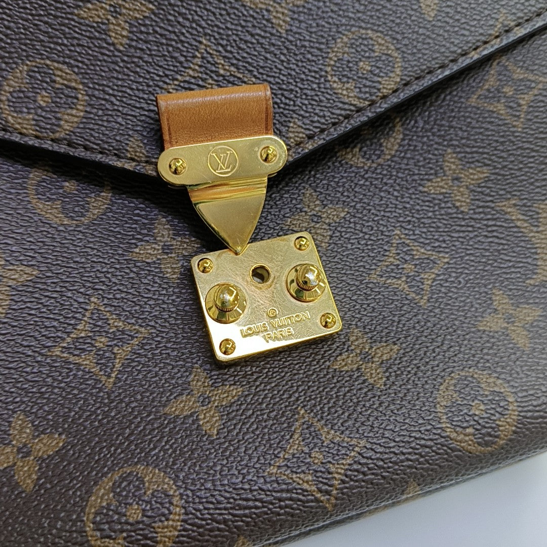 MONCEAU 26 Monogram Coated Canvas Brown