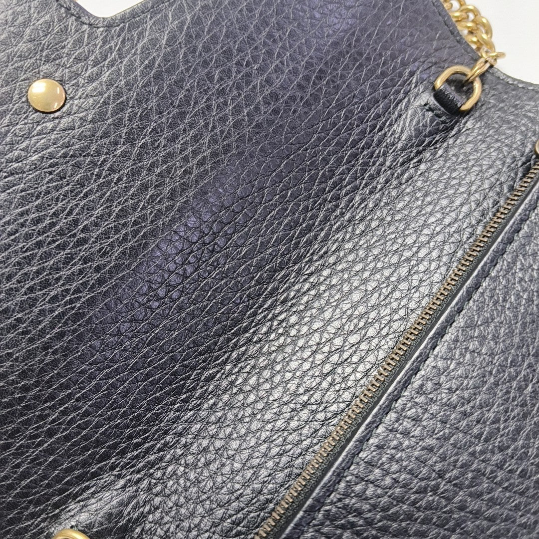 GG Marmont Mini Calfskin Black
