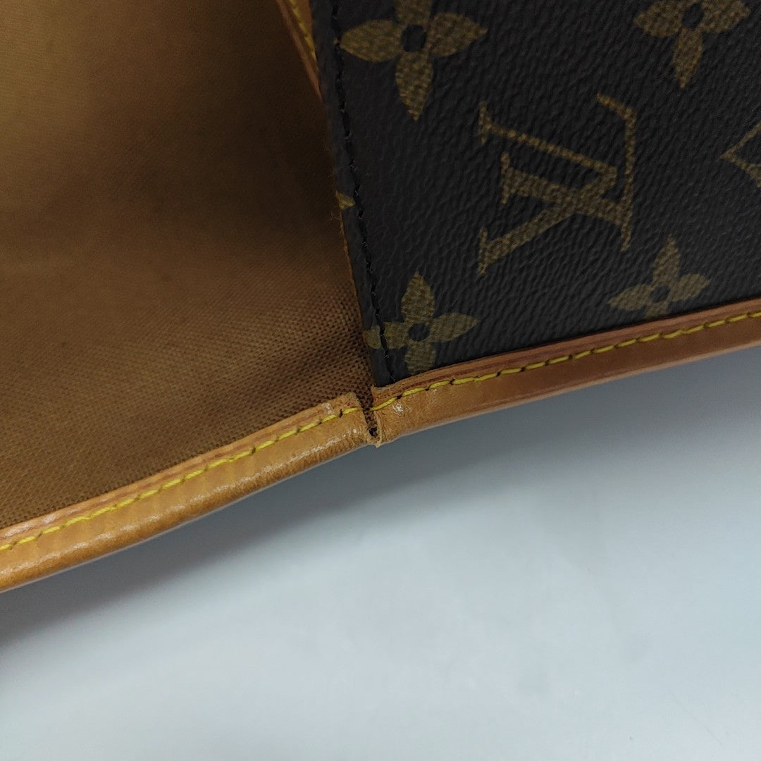 BEL AIR GM Monogram Coated Canvas Brown