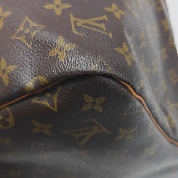 SAC SOUPLE 55 Monogram Coated Canvas Brown