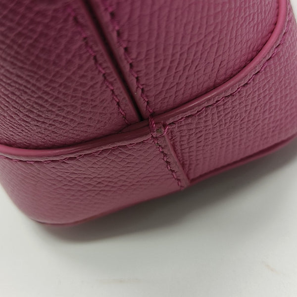 Top Handle Calfskin Red