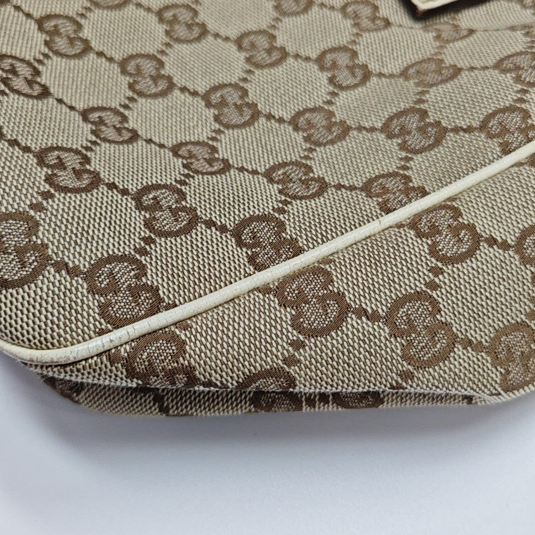 Monogram Canvas Tote Bag Beige