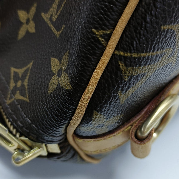 SPEEDY 30 Monogram Coated Canvas Brown