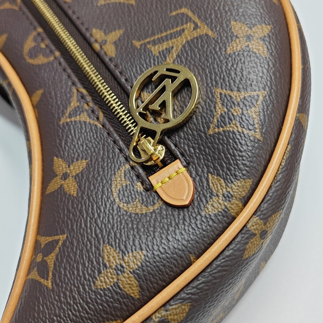 LOOP Monogram Coated Canvas Brown