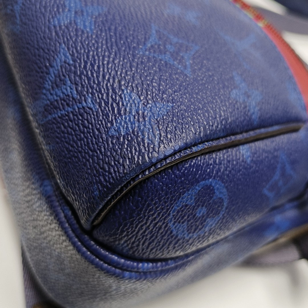 OUTDOOR Monogram Coated Canvas Blue