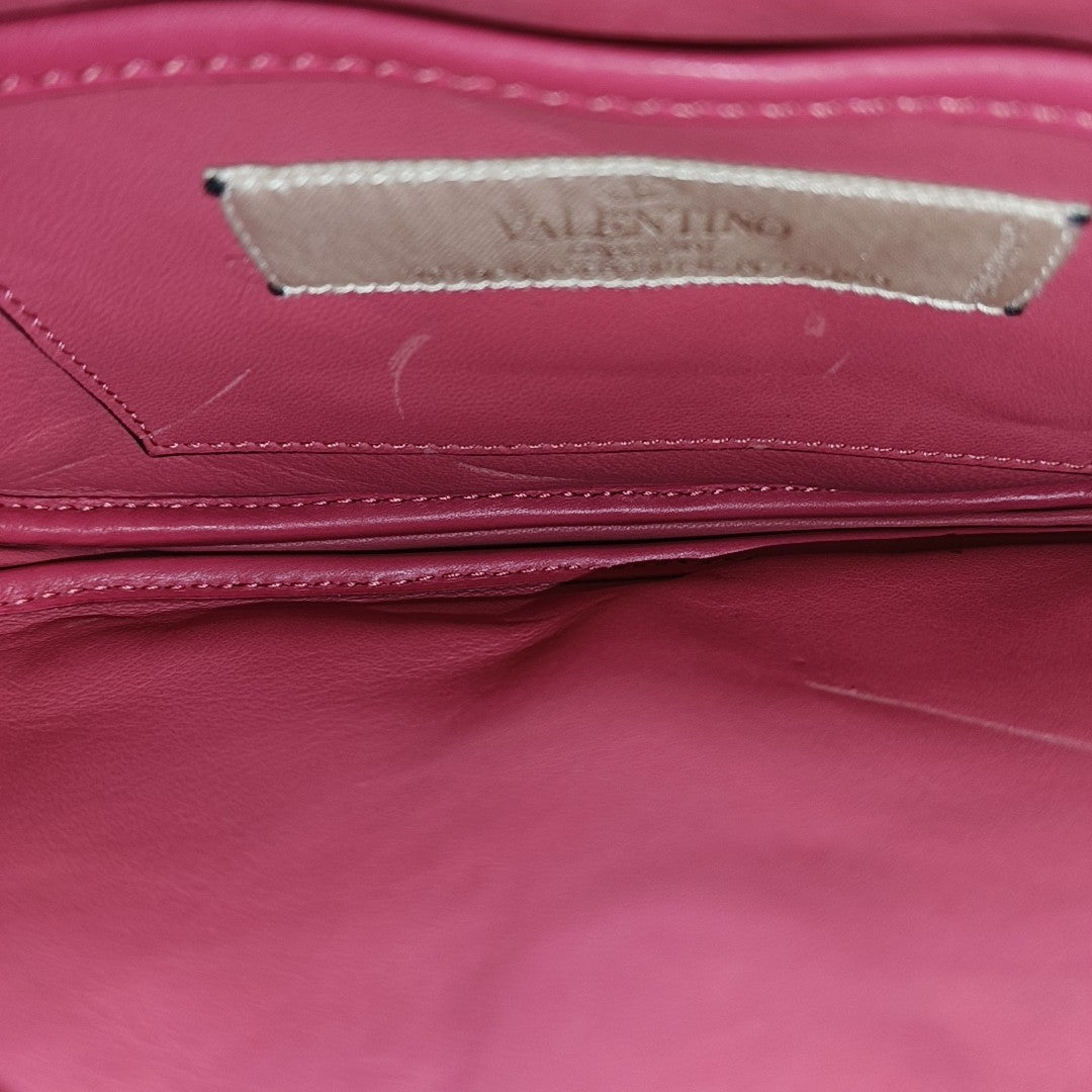 Vlogo Signatur Quilted Calfskin Red