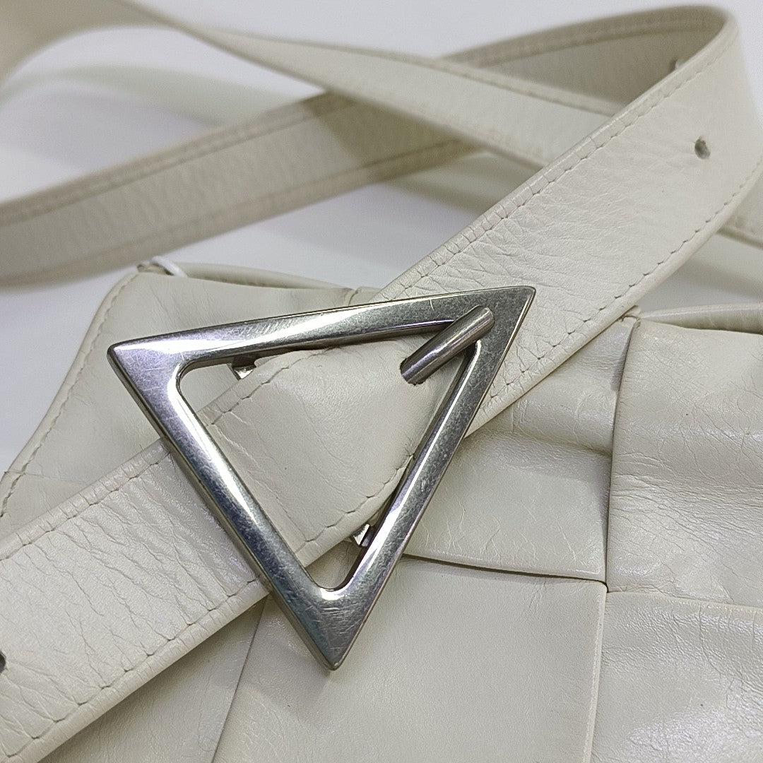 Cassette Medium Calfskin White