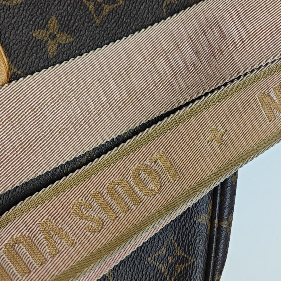 MULTI Monogram Coated Canvas Brown
