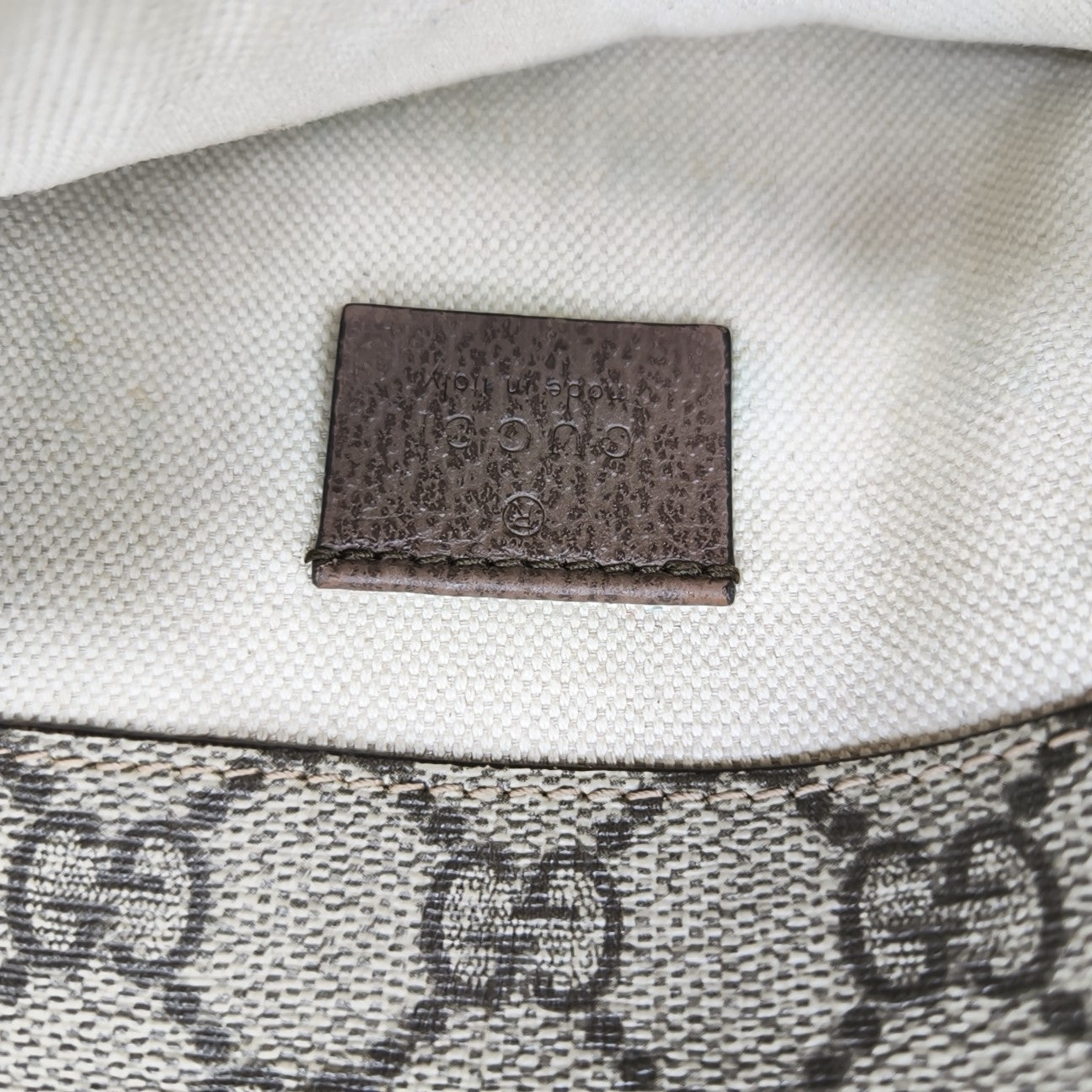 Neo Vintage Monogram Coated Canvas Beige