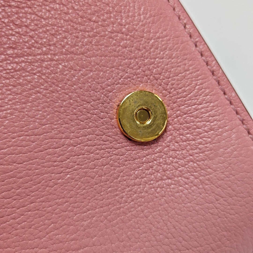 Miu Lady Calfskin Pink