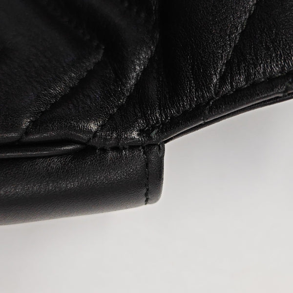 GG Marmont Mini Quilted Calfskin Black