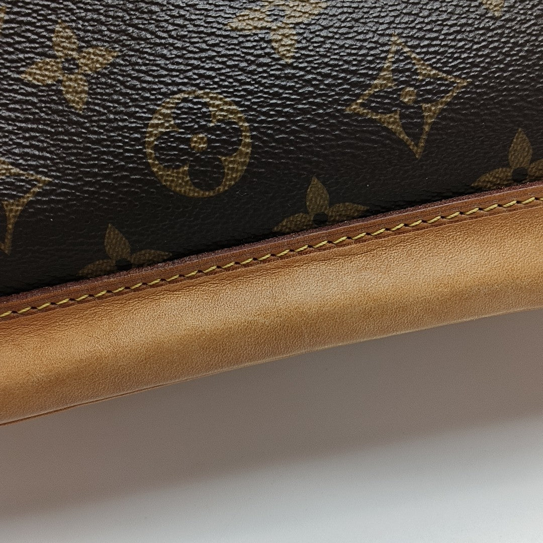 NOÉ BB Monogram Coated Canvas Brown