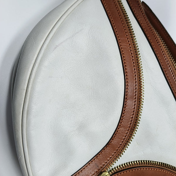 Calfskin Top Handle Bag White