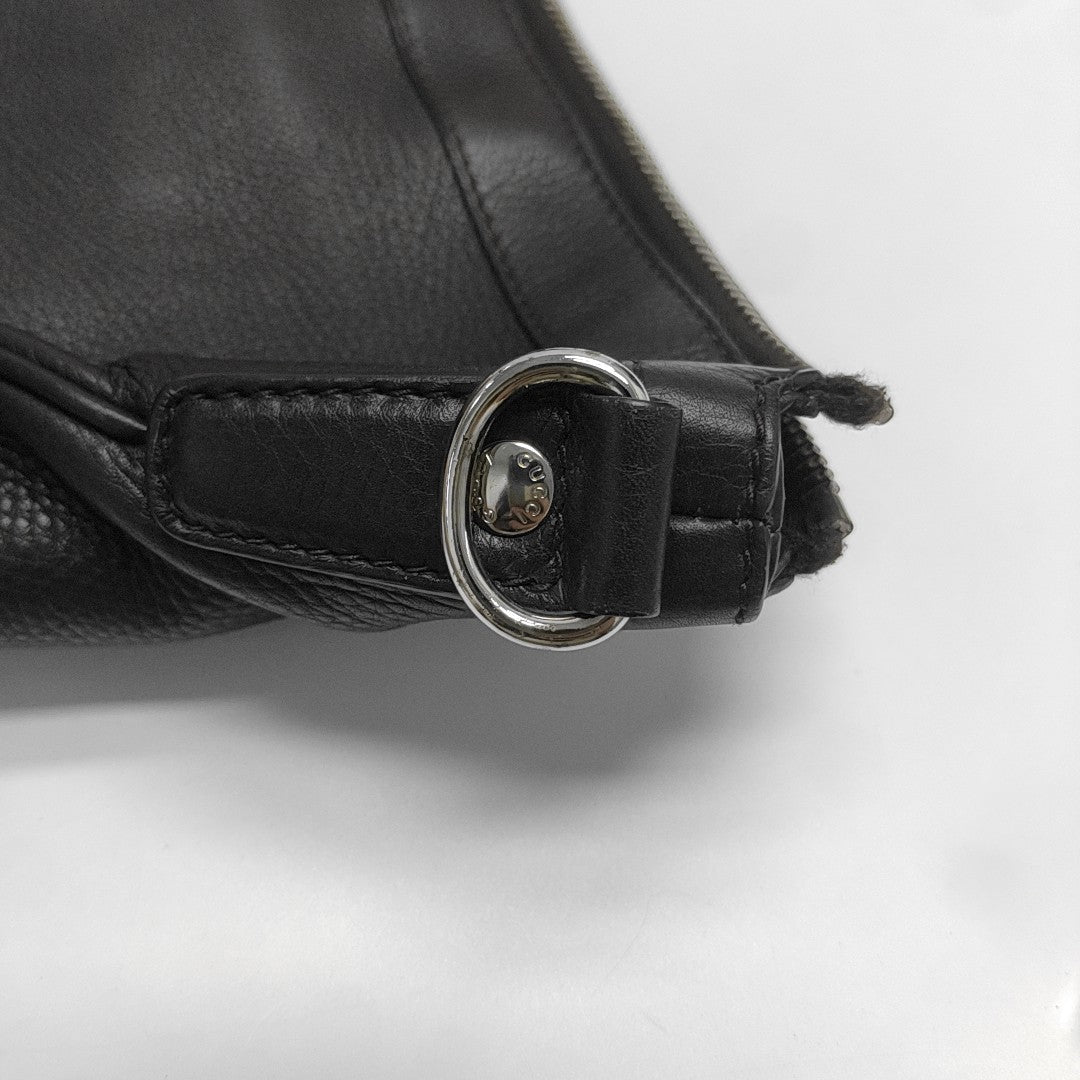 Calfskin Shoulder Bag Brown