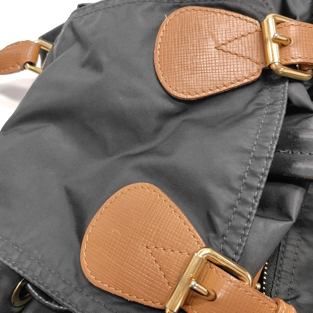 The Rucksack Medium Nylon Black